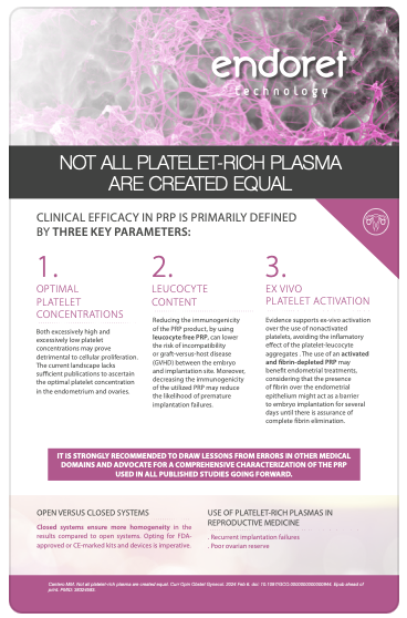 Not all platelet-rich plasma are created equal